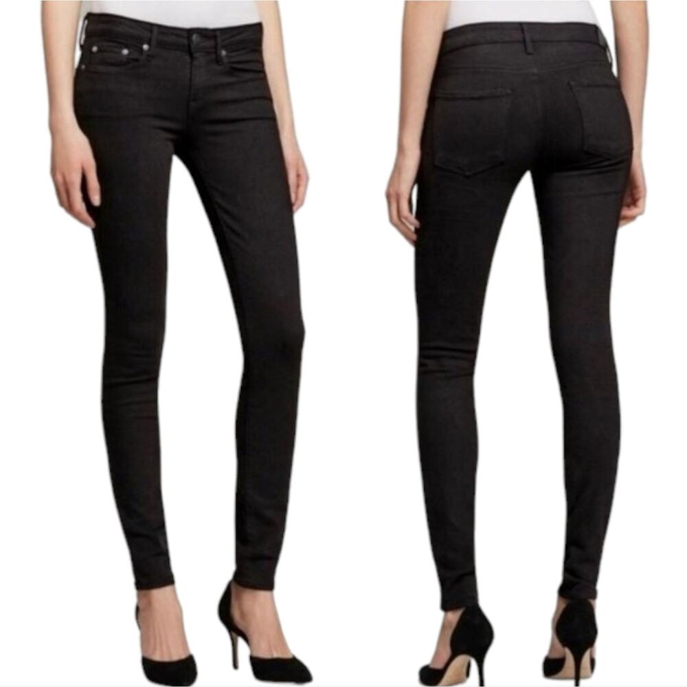 Vince Riley Leggings soft Stretchy Jeans in Black Wash Women's Size 29